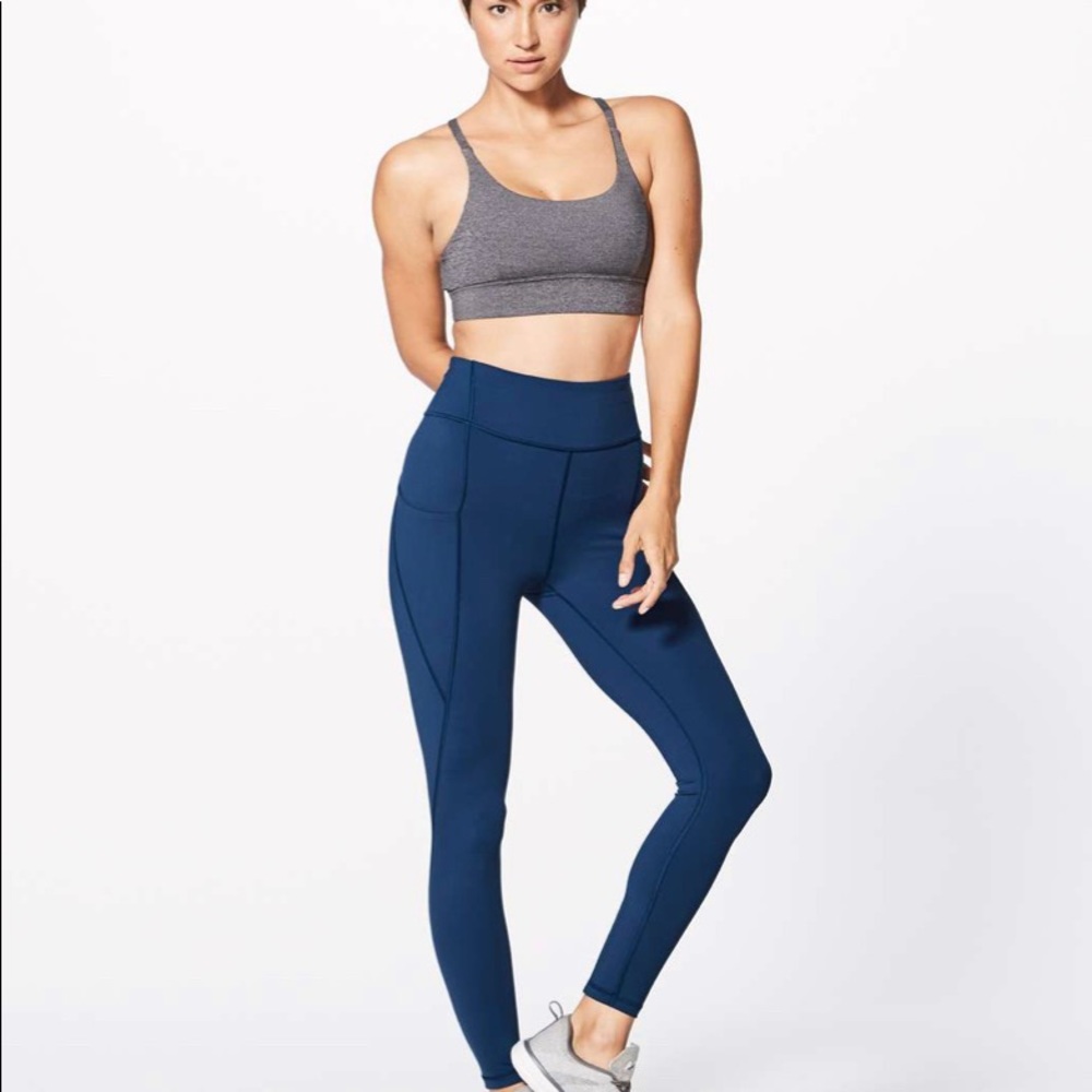 Lululemon Break Free Leggings 25” teal
